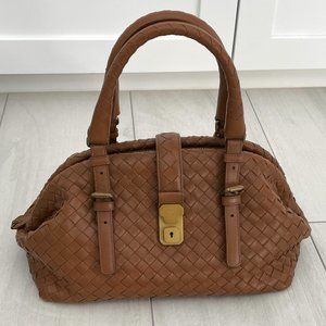 Bottega Veneta Handbag Brown with Bronze Hardware